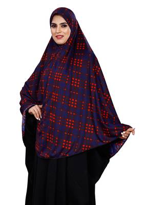 Justkartit Women Cotton Lycra Stitched Instant Chaderi Hijab Makhna 3