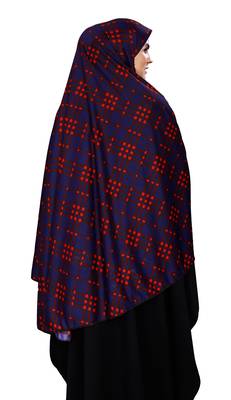 Justkartit Women Cotton Lycra Stitched Instant Chaderi Hijab Makhna 4