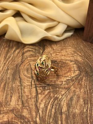 Abdesigns Exclusive Leaf Petal Ring 1