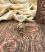 Traditional Gold Plated Multicolour Ring