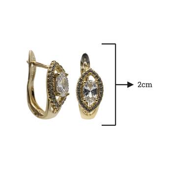 Gold earrings 3