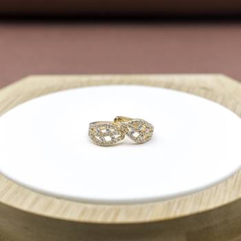 Gold earrings 1