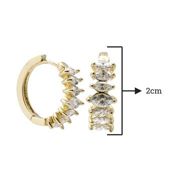 Gold earrings 2