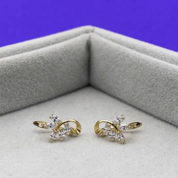 Gold earrings 1