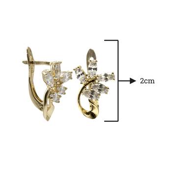 Gold earrings 3
