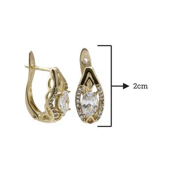 Gold earrings 2