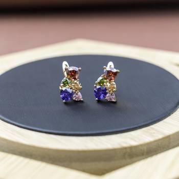 Gold earrings 1