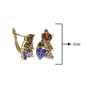 Gold earrings 2