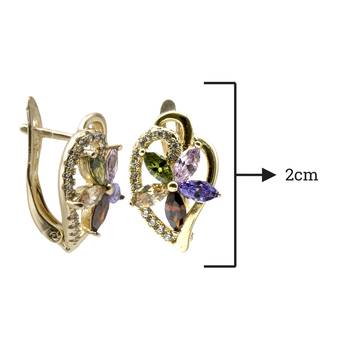 Gold earrings 2
