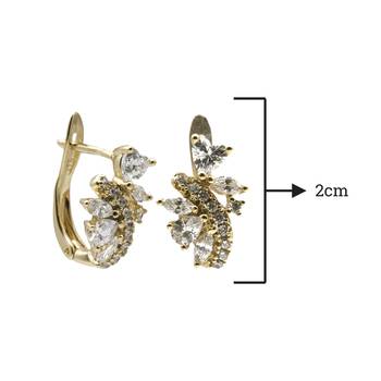 Gold earrings 2