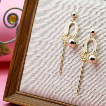 Gold earrings 2