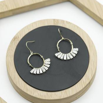 Gold earrings 2