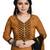 Brown embroidered cotton silk salwar