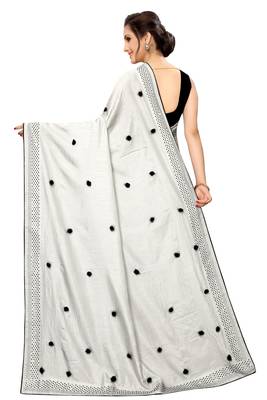 Designer Silk Saree With Blouse 4