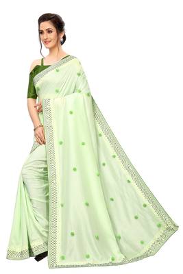 Designer Silk Saree With Blouse 2