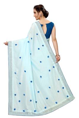 Designer Silk Saree With Blouse 4