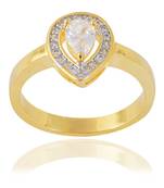 Designer Fancy Stylish Two Tone Gold Plated Ring for Women Girls (IR-0165)   