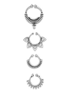 Silver nose-ring 2