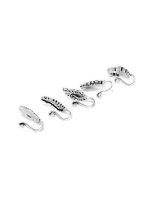 Silver nose-ring 3