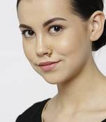 Gold nose-ring
