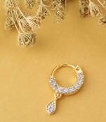 Gold nose-ring