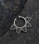 Silver nose-ring