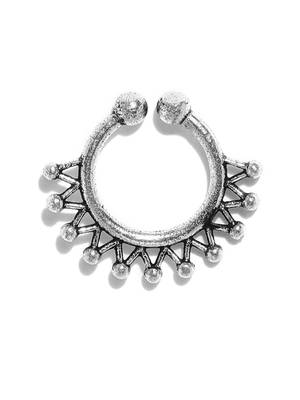 Silver nose-ring 2