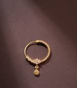 Gold nose-ring