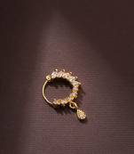 Gold nose-ring