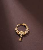 Gold nose-ring