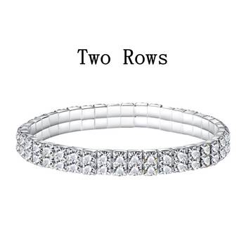 Silver cubic zirconia anklets 3