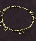 Gold anklets