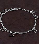 Silver anklets