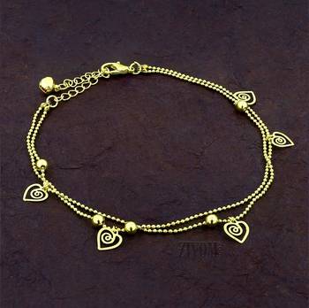 Gold anklets 1