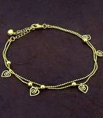 Gold anklets