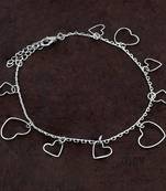 Silver anklets