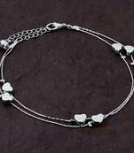 Silver anklets