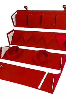 Maroon jewellery-box