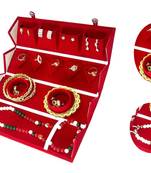 Maroon jewellery-box