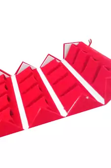atorakushon Velvet 16 Pair Earrings Organizer Jewellery Box for Women and Girls maroon