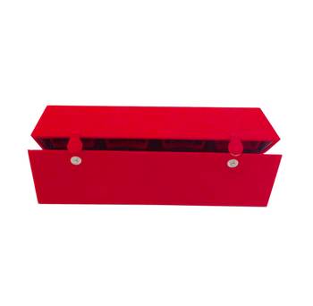 atorakushon Velvet 12 Pair Earrings Organizer Jewellery Box for Women and Girls pack of 3 maroon 5