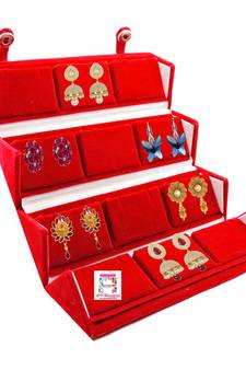 Maroon jewellery-box