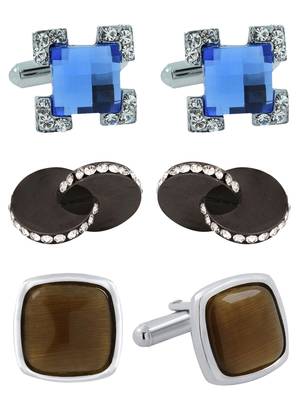 Multicolor cubic zirconia jewellery-combo 1