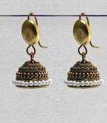 Gold Antique Jhumkas