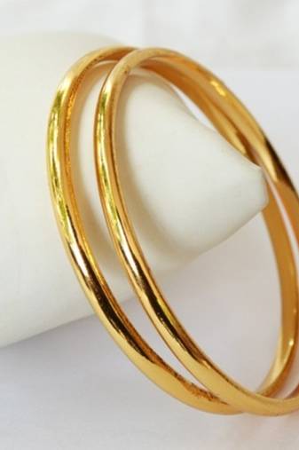 Set Of Two Plain Bangles