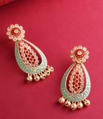 Red earrings