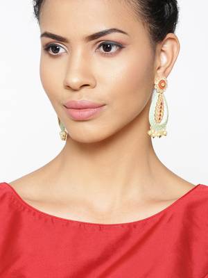 Red earrings 2