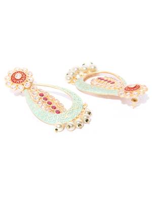 Red earrings 4