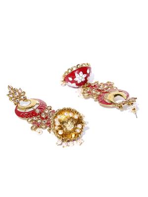 Red earrings 4