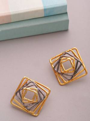 Gold earrings 1